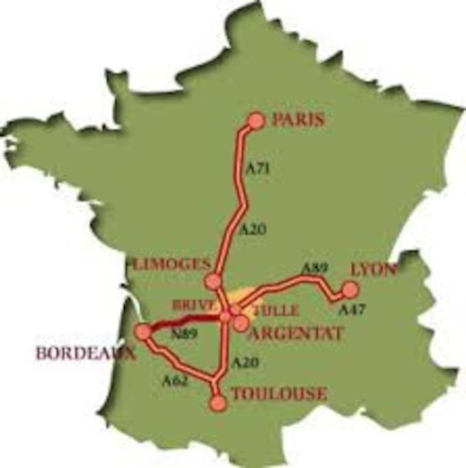 Grand Appartement Tres Clair Pres Centre Ville Argentat Bagian luar foto